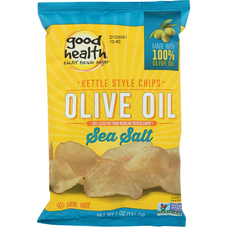 Kettle Chips Olive Oil Sea Salt, 5 oz