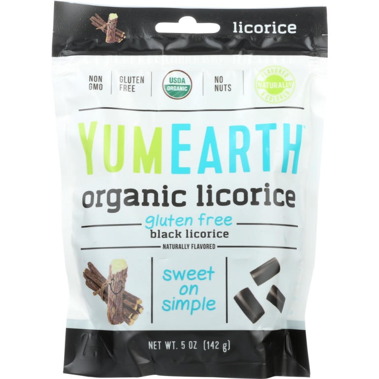 Licorice Black Gluten Free Organic, 5 oz