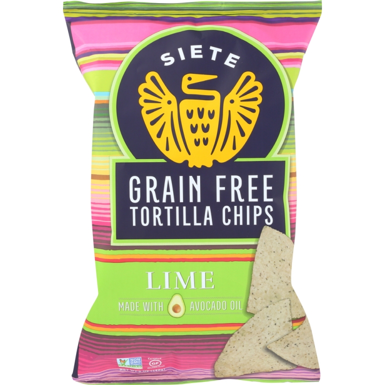 Tortilla Lime Chips Grain Free, 5 oz