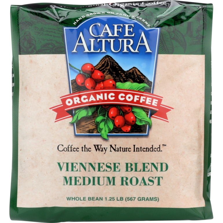 Coffee Bean Viennese Blend Organic Coffee, 1.25 lb