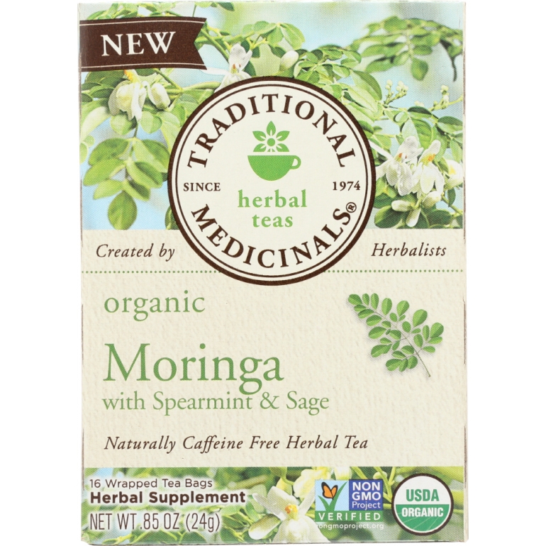 Tea Moringa With Spearmint Sage, 16 bg