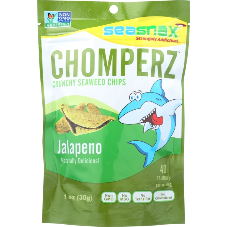 Chip Seaweed Chomperz Jalapeno, 1 oz