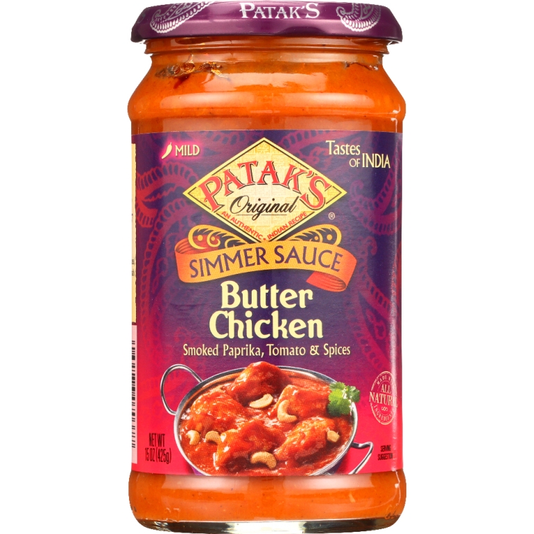 Butter Chicken Cooking Sauce Mild, 15 oz