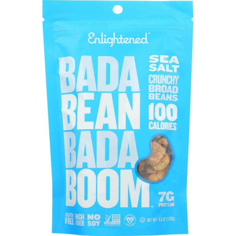 Bada Bean Bada Boom Sea Salt Crunchy Broad Beans, 4.5 oz