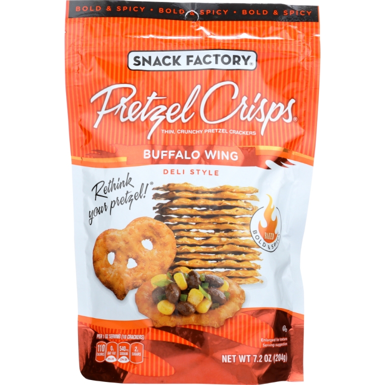 Pretzel Crisps Deli Style Buffalo Wing, 7.2 oz