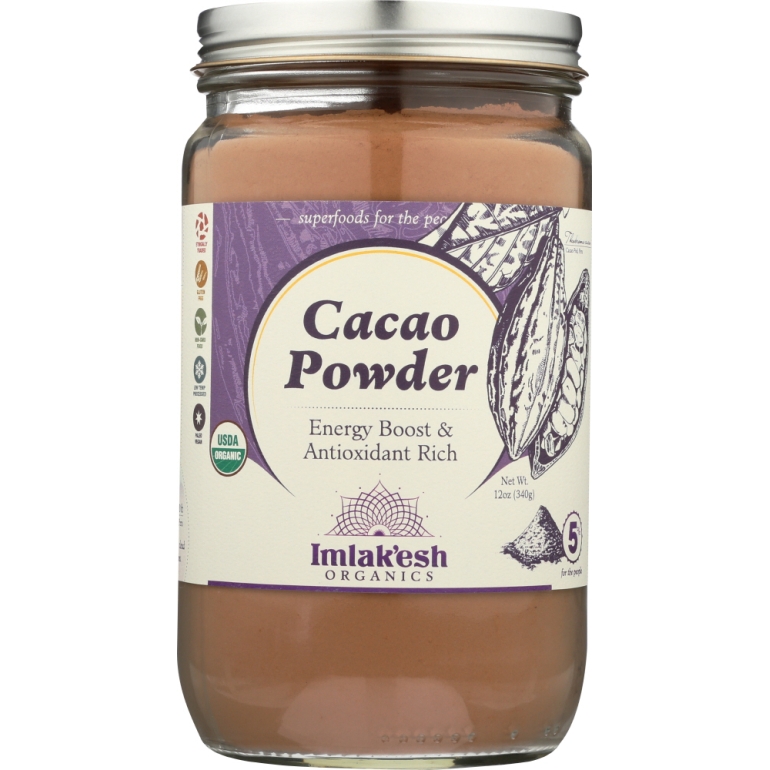 Cacao Powder Organic, 12 oz