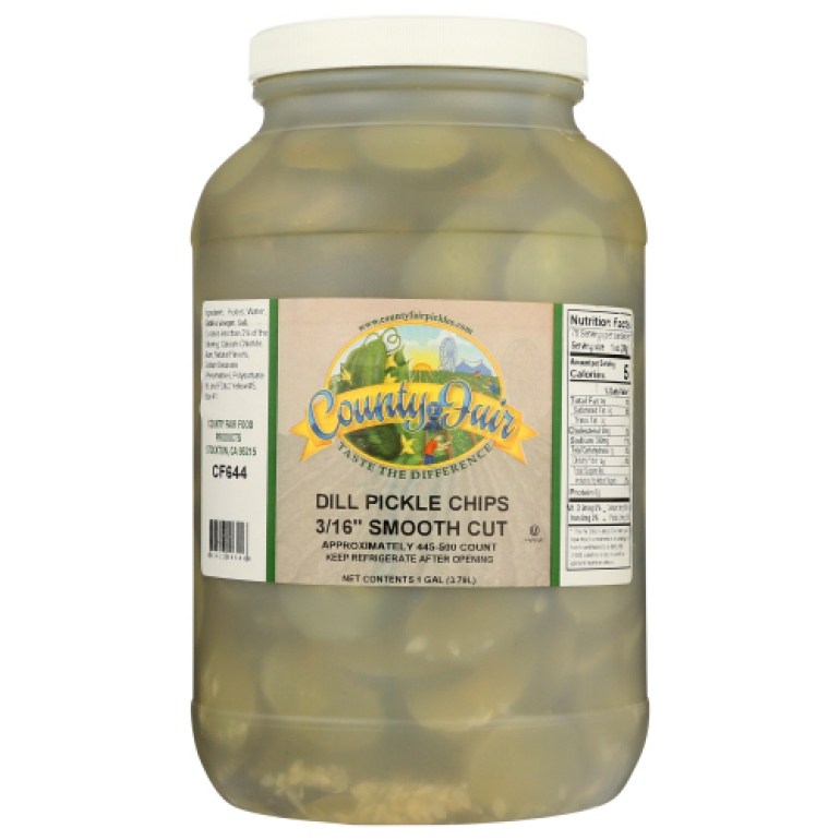 Pickle Chips Dill, 4 ga