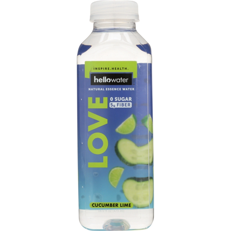 Love, Cucumber Lime Water, 16 oz