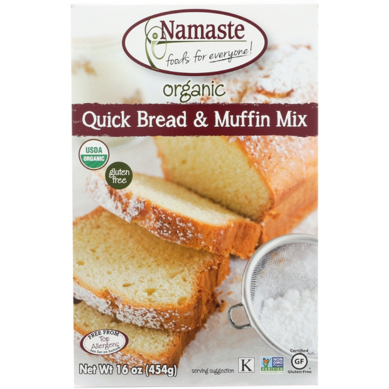 Organic Quick Bread and Muffin Mix, 16 oz