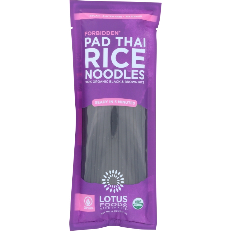 Pad Thai Rice Noodles Organic Forbidden, 8 oz