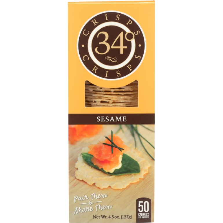 Sesame Crisps, 4.5 oz