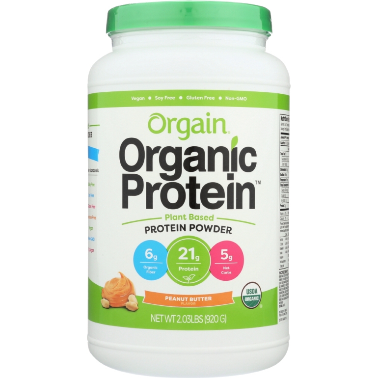 Organic Peanut Butter Protein Powder, 2.03 lb