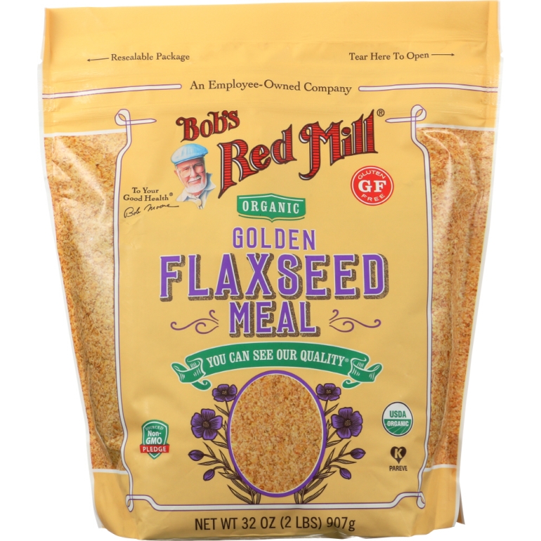 Organic Golden Flaxseed Meal, 32 oz