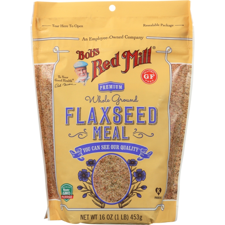 Premium Whole Ground Flaxseed Meal, 16 oz