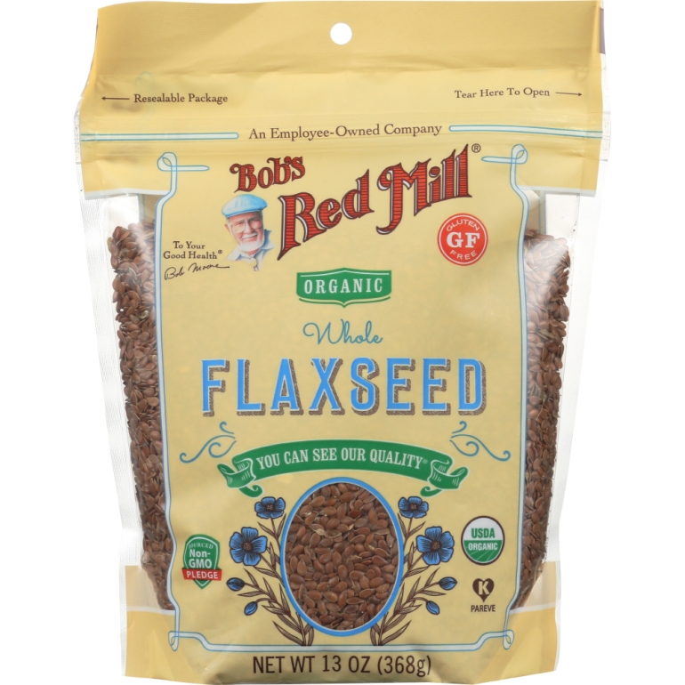 Organic Brown Flaxseed, 13 oz