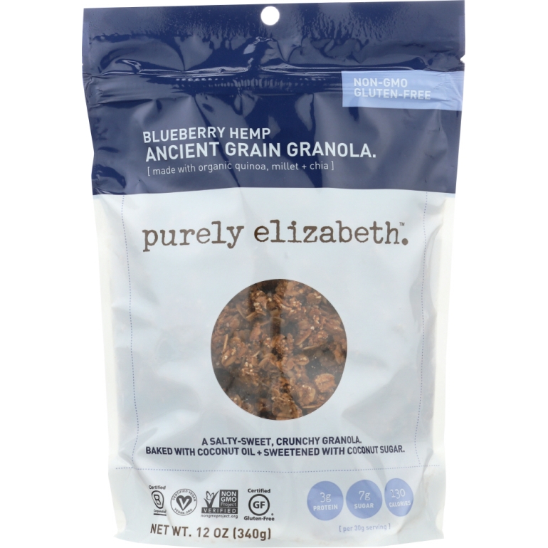 Blueberry Hemp Ancient Grain Granola, 12 oz