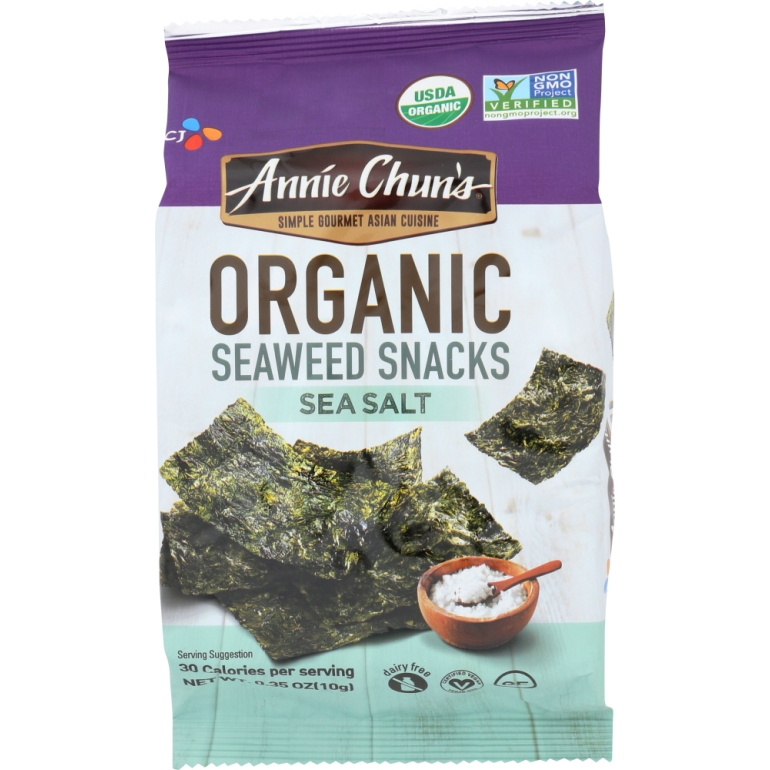 Organic Sea Salt Seaweed Snacks, 0.35 oz