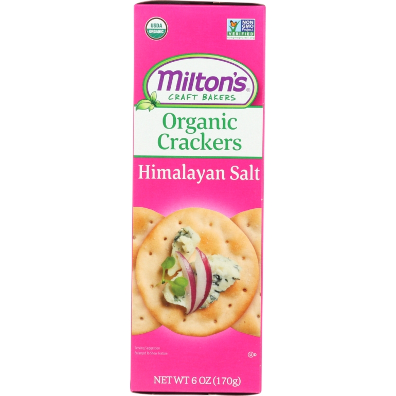 Organic Himalayan Salt Crackers, 6 oz