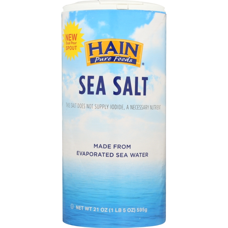 Pure Foods Sea Salt, 21 oz