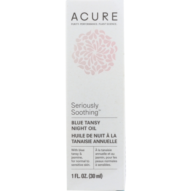 Seriously Soothing Blue Tansy Facial Night Oil, 1 fl oz