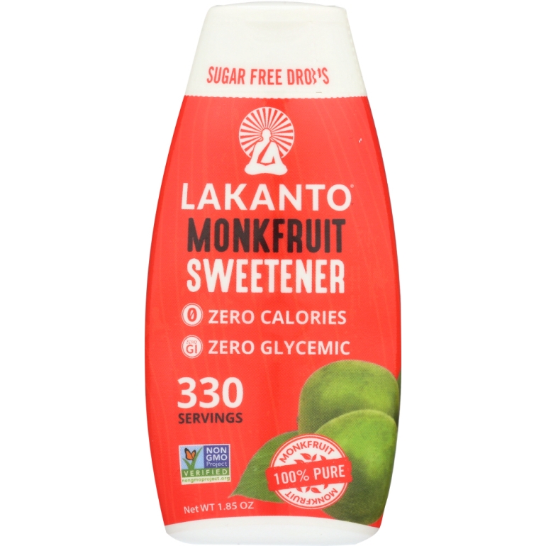 Liquid Monk Fruit Sweetener Extract Drops Original, 1.76 oz