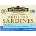 Brisling Sardines In Spring Water, 3.75 oz