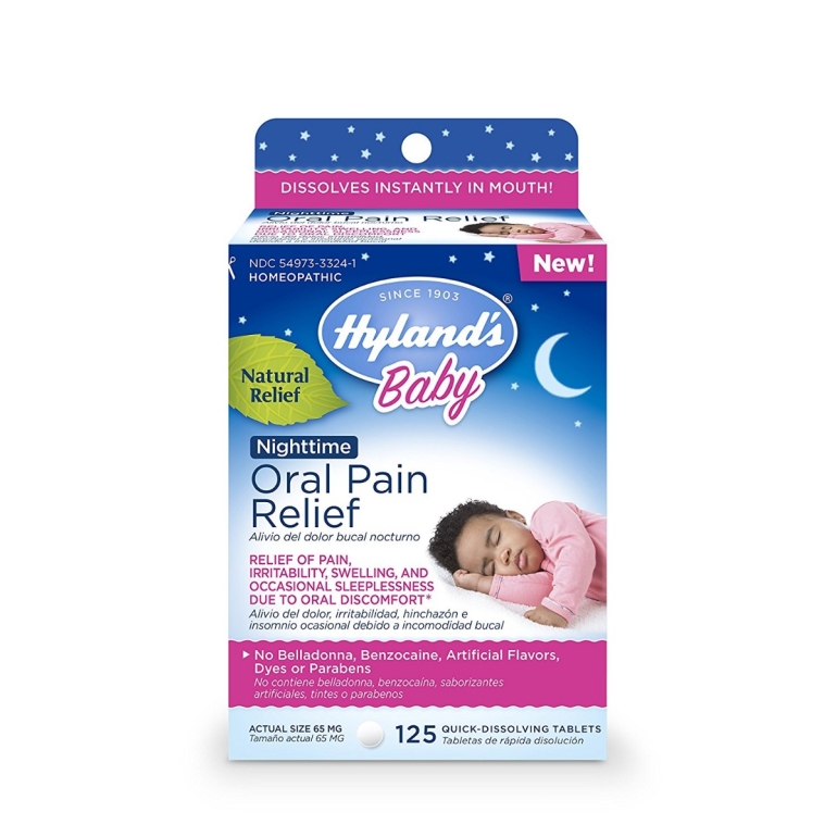 Oral Pain Relief Baby Night Time, 125 tablets