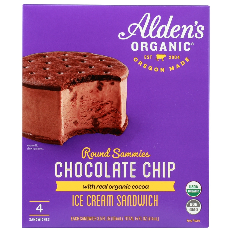 Ice Cream Sandwich Chocolate Chip, 4 pk