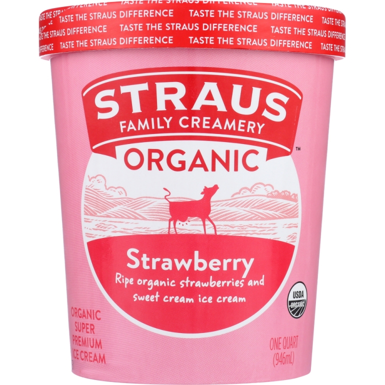 Strawberry Ice Cream , 1 quart