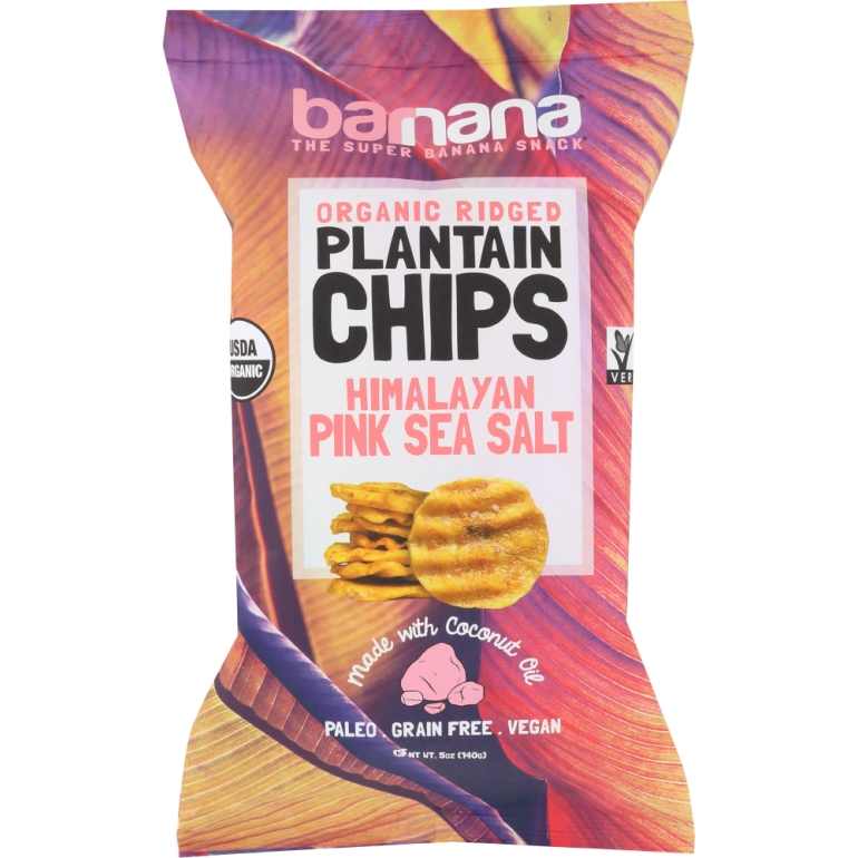 Himalayan Pink Sea Salt Plantain Chips, 5 oz