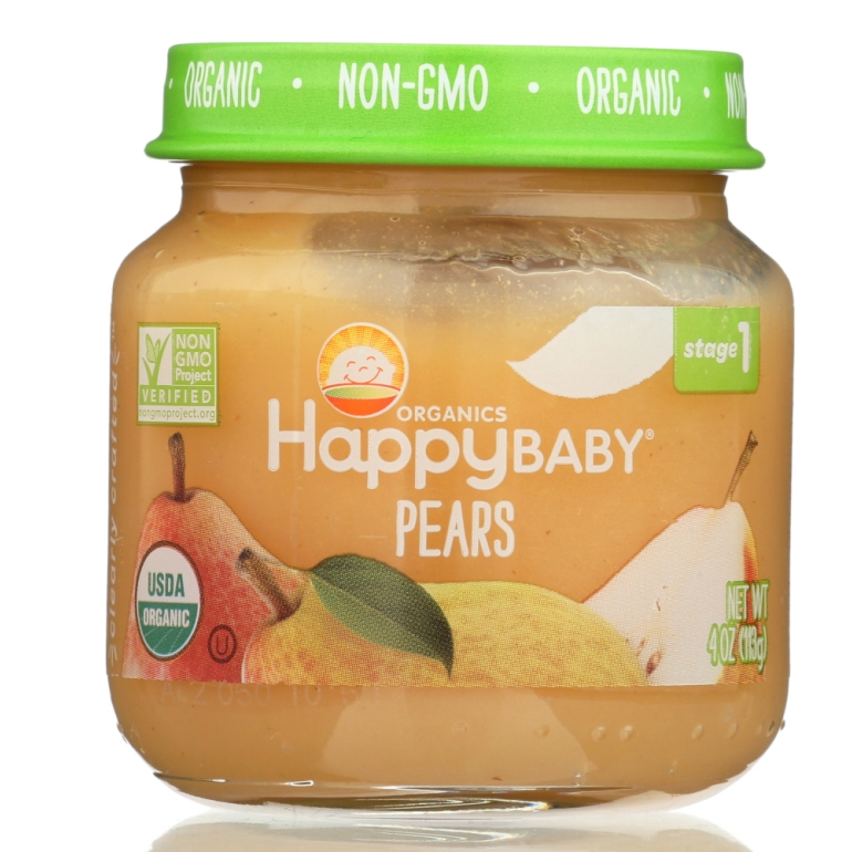 Stage 1 Pears Baby Snack in Jar, 4 oz