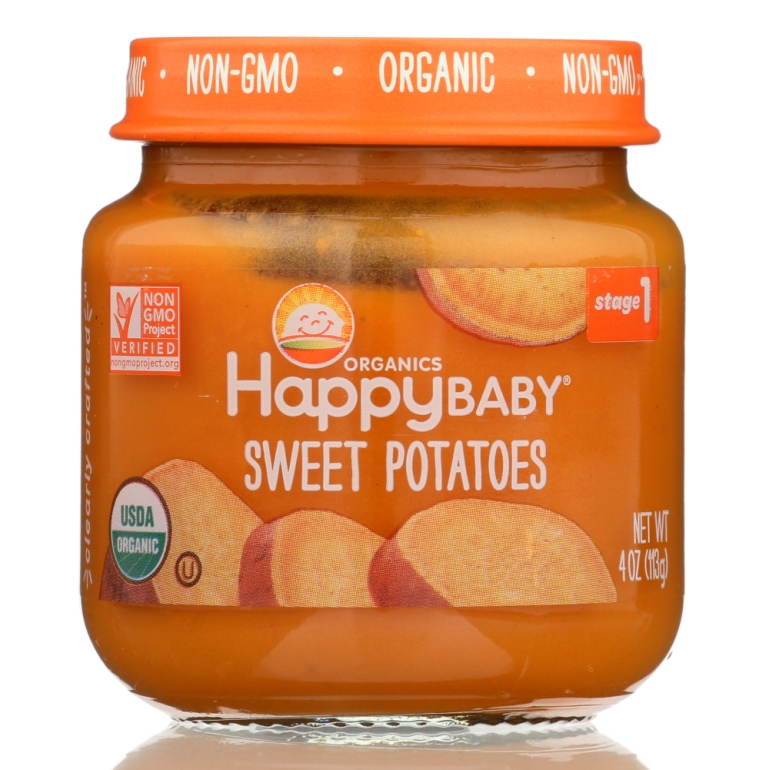 Stage 1 Sweet Potatoes Baby Food in Jar, 4 oz