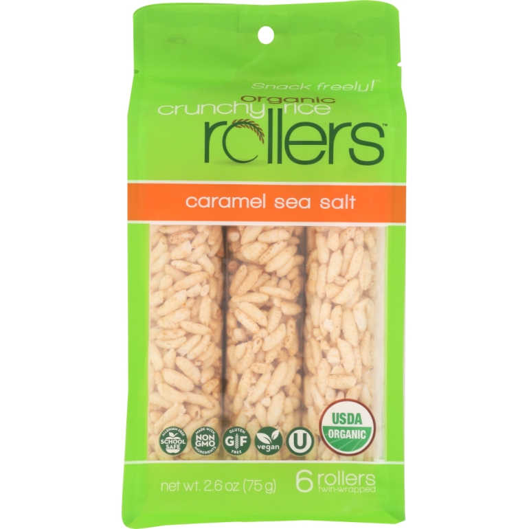 Crunchy Rice Rollers Organic Caramel Sea Salt, 2.6 oz