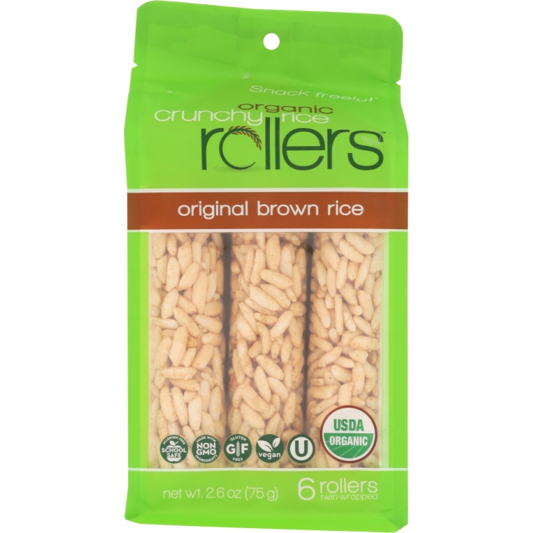 Organic Crunchy Rice Rollers Brown Rice, 2.6 oz