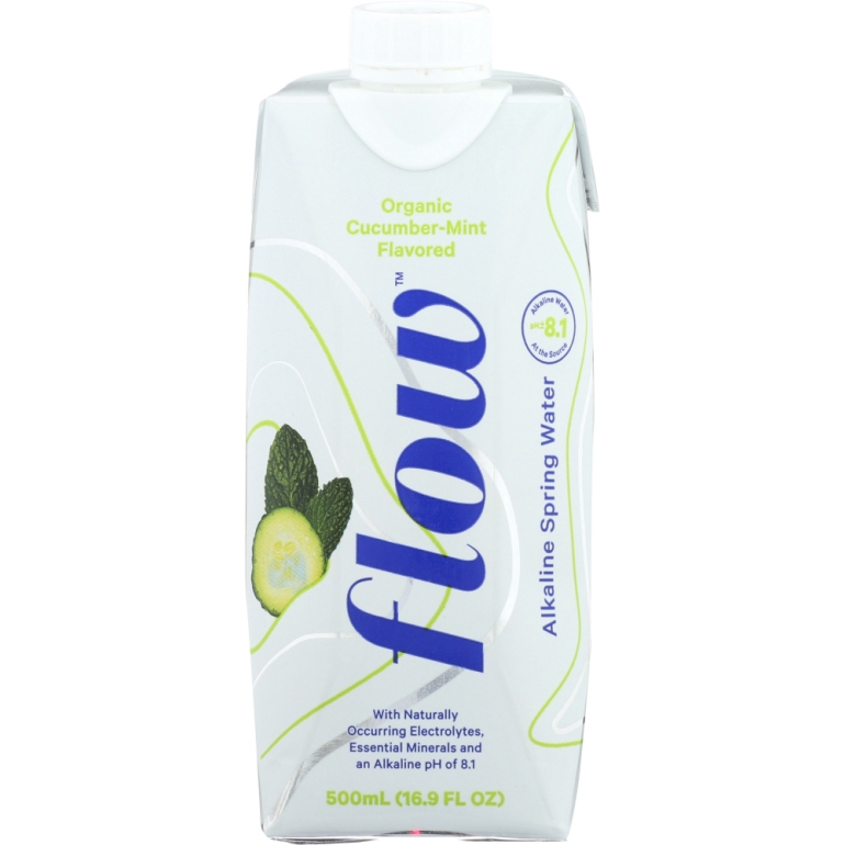 Cucumber Mint Alkaline Spring Water, 16.9 fo