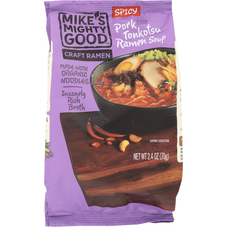 Soup Ramen Pork Spicy, 2.4 oz