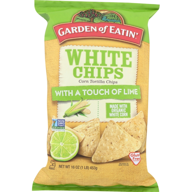 White Tortilla with Lime Chip, 16 oz