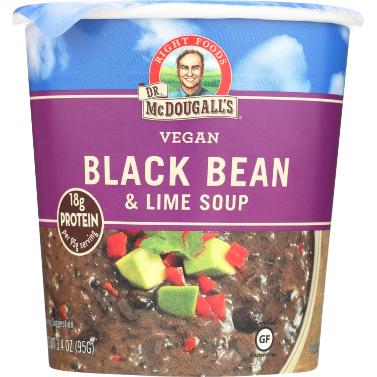 Big Cup Vegan Soup Black Bean and Lime, 3.4 oz