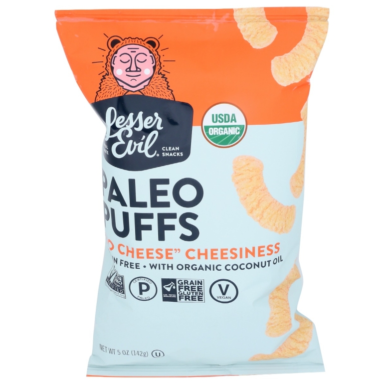 No Cheese Cheesiness Paleo Puffs, 5 oz