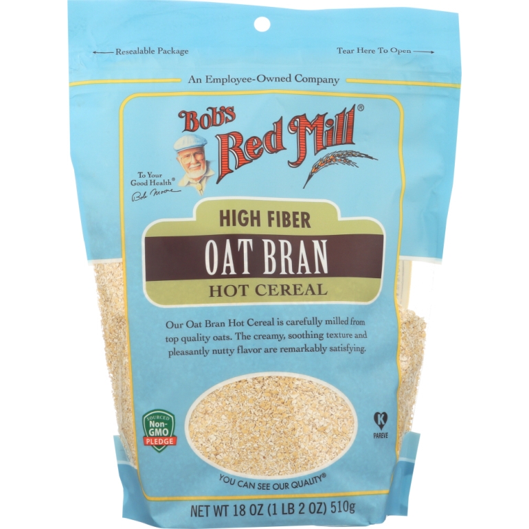 High Fiber Oat Bran Hot Cereal, 18 oz
