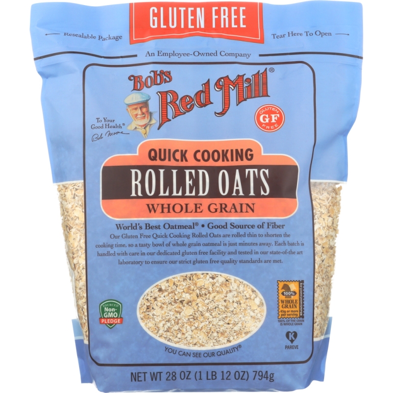 Oats Rolled Gluten Free, Quick Cook, 28 oz