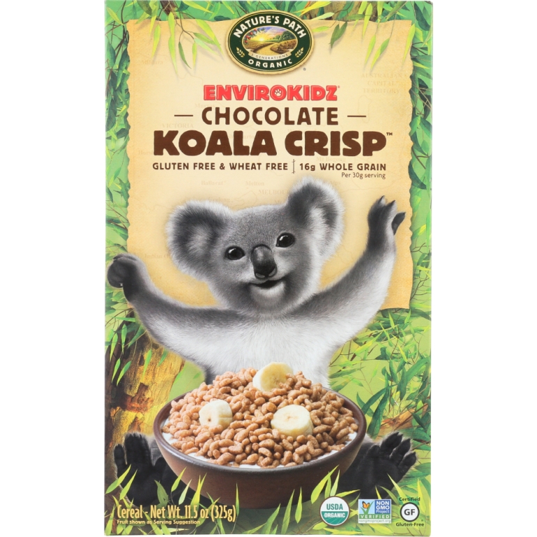 Envirokidz Organic Koala Crisp Cereal Chocolate, 11.5 oz