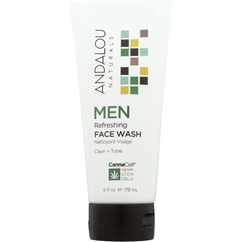 Men Refreshing Face Wash, 6 fo