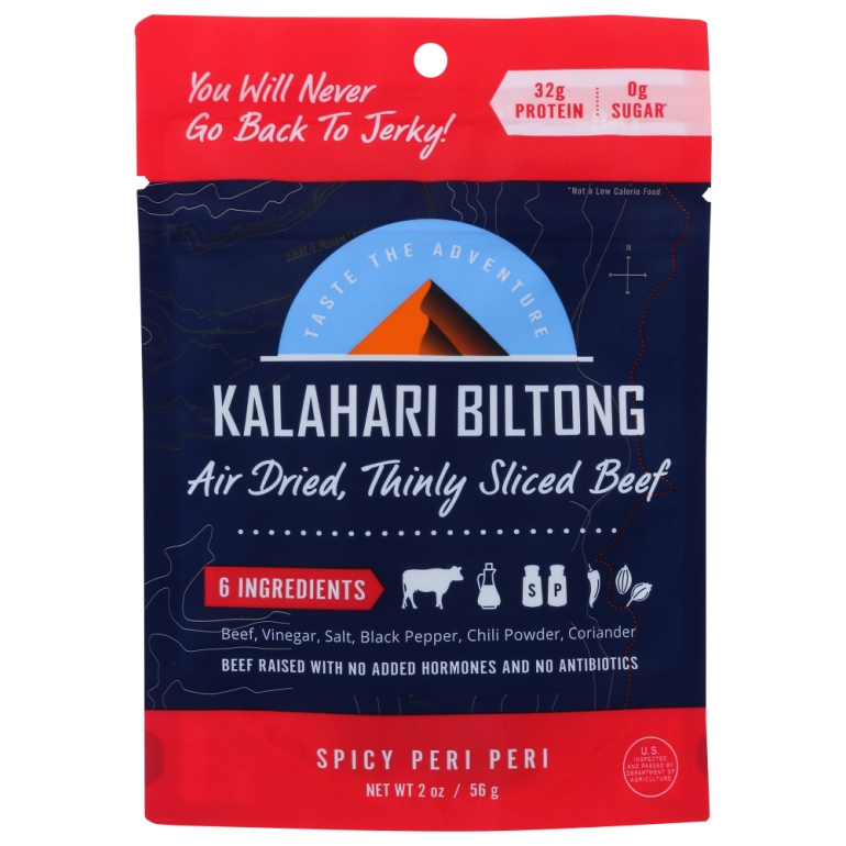 Biltong Peri Peri Flavor, 2 oz