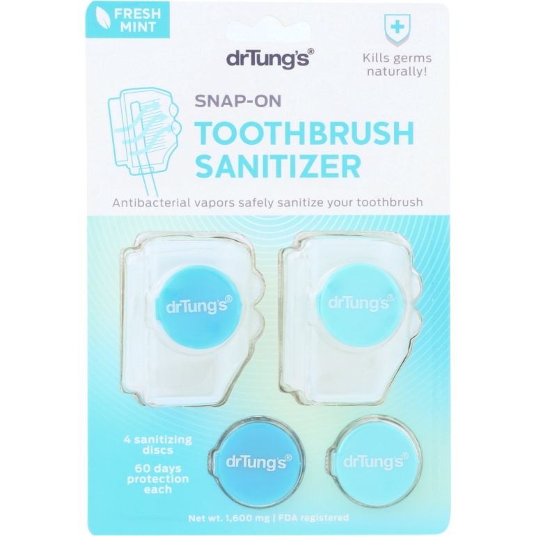 Snap-On Toothbrush Sanitizer, 2 pc