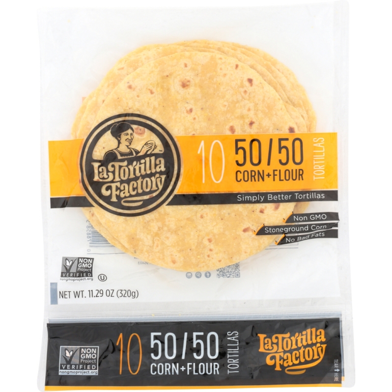 Simply Better 50 50 Corn Flour Blend Tortillas, 11.29 oz