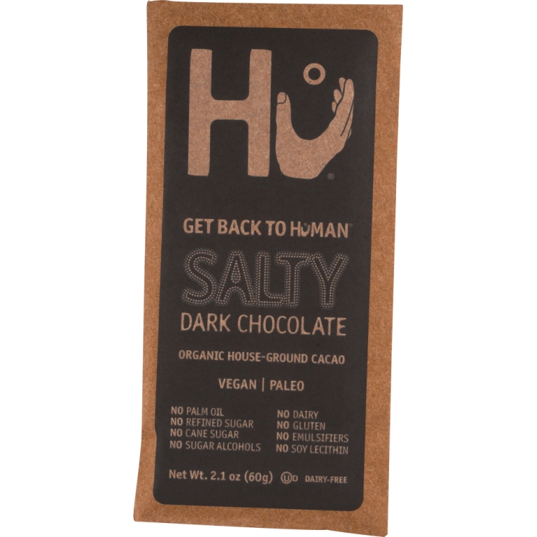 Salty Dark Chocolate Bar, 2.1 oz