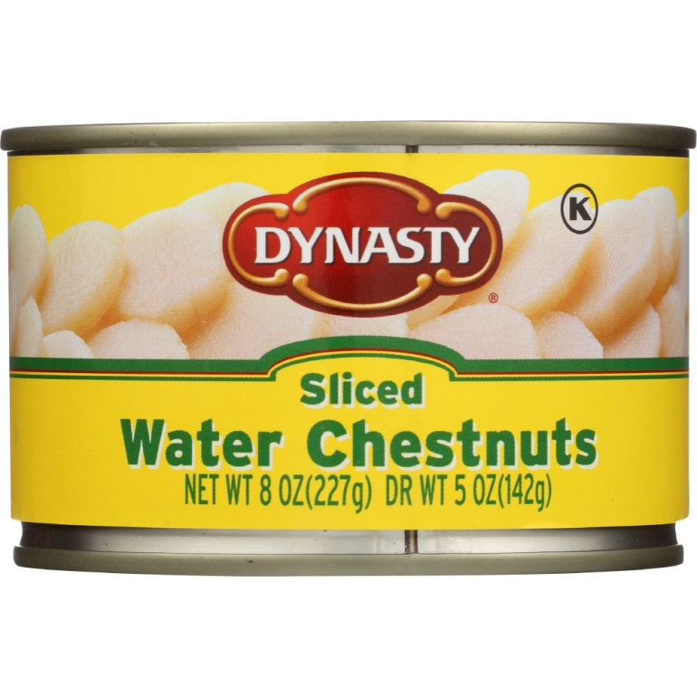 Water Chestnuts Sliced, 8 oz