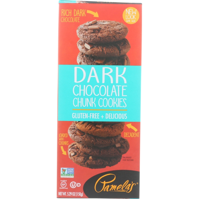 Dark Chocolate Chunk Cookies, 5.29 oz
