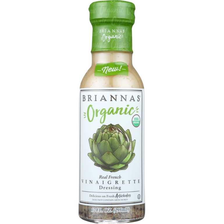 Organic Real French Vinaigrette Dressing, 10 oz